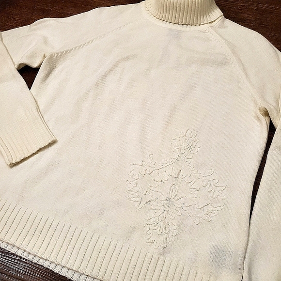 Norton McNaughton Sweaters - 3 for $15 / Off-White Turtleneck Petite Sweater